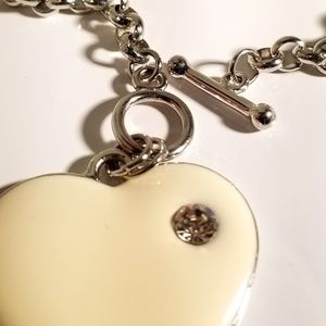 Hot Heart Enamel Pendant Necklace